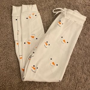 Snowman Joggers NWOT